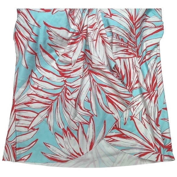 Vince Camuto Coastal Blue Draped Womens Tankini Swim Top Size XS - Picture 6 of 10